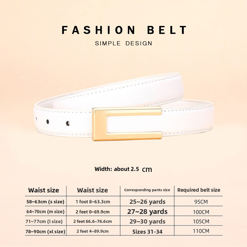 ceinture en cuir pour femmes