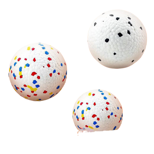 Boules de dentition à motifs ronds