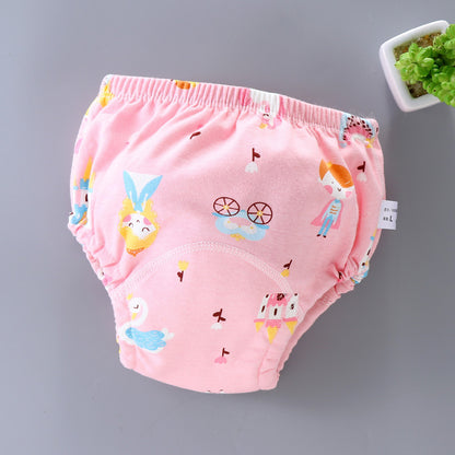 Culotte d'apprentissage lavable pour bébé, en coton respirant