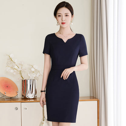 Robe professionnelle à manches courtes