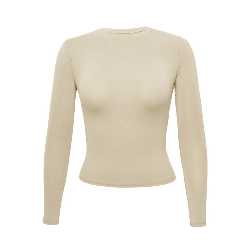 T-shirt à col rond pour femme