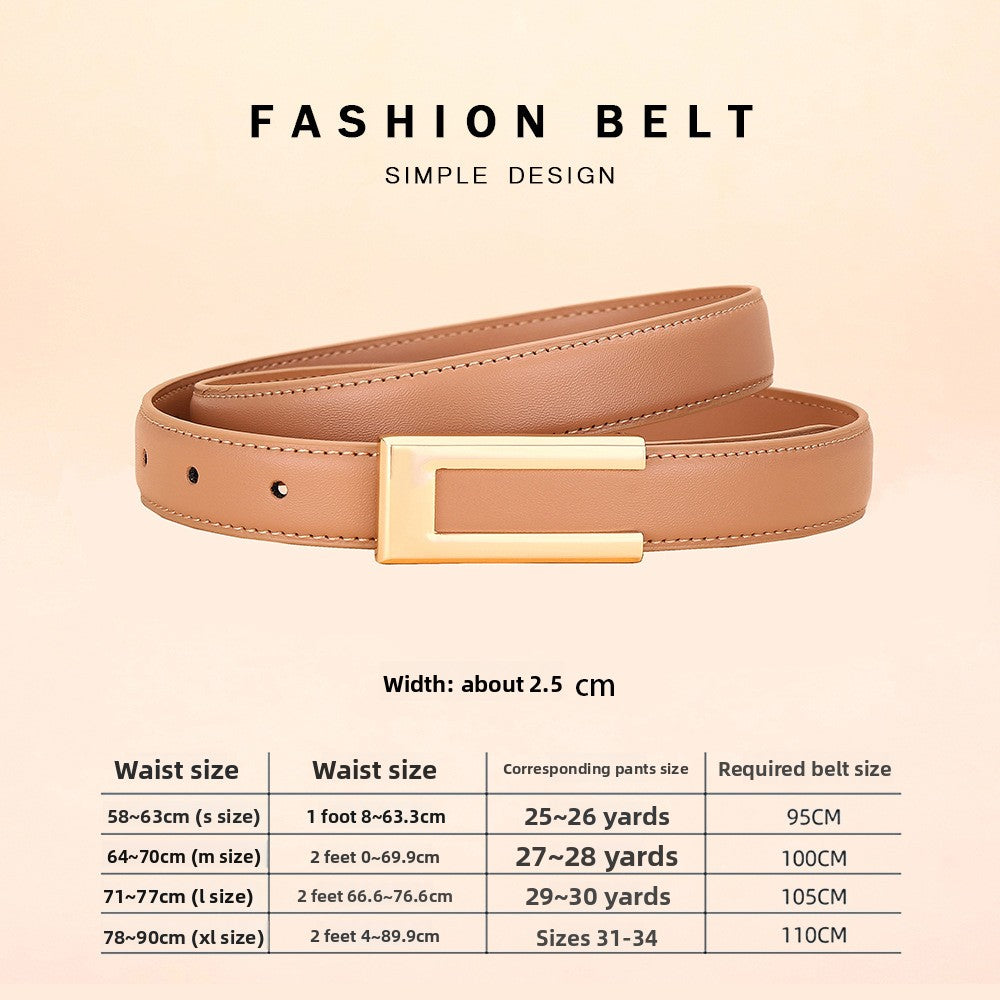 ceinture en cuir pour femmes