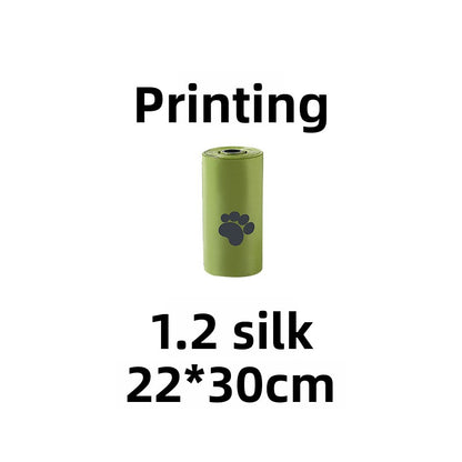 Sac biodégradable pour la collecte des déchets d'animaux domestiques