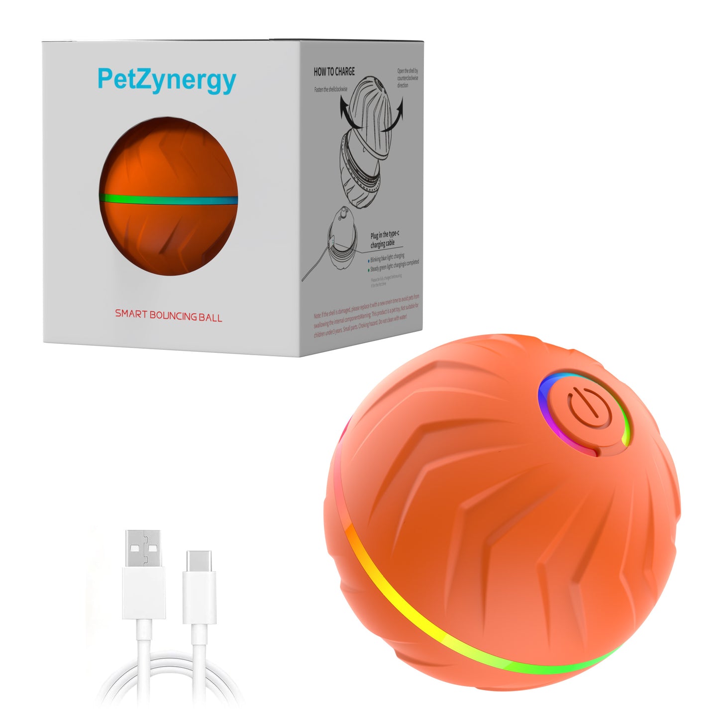 Balle sautante pour chien