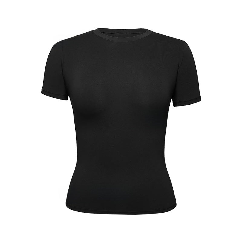 T-shirt à col rond pour femme