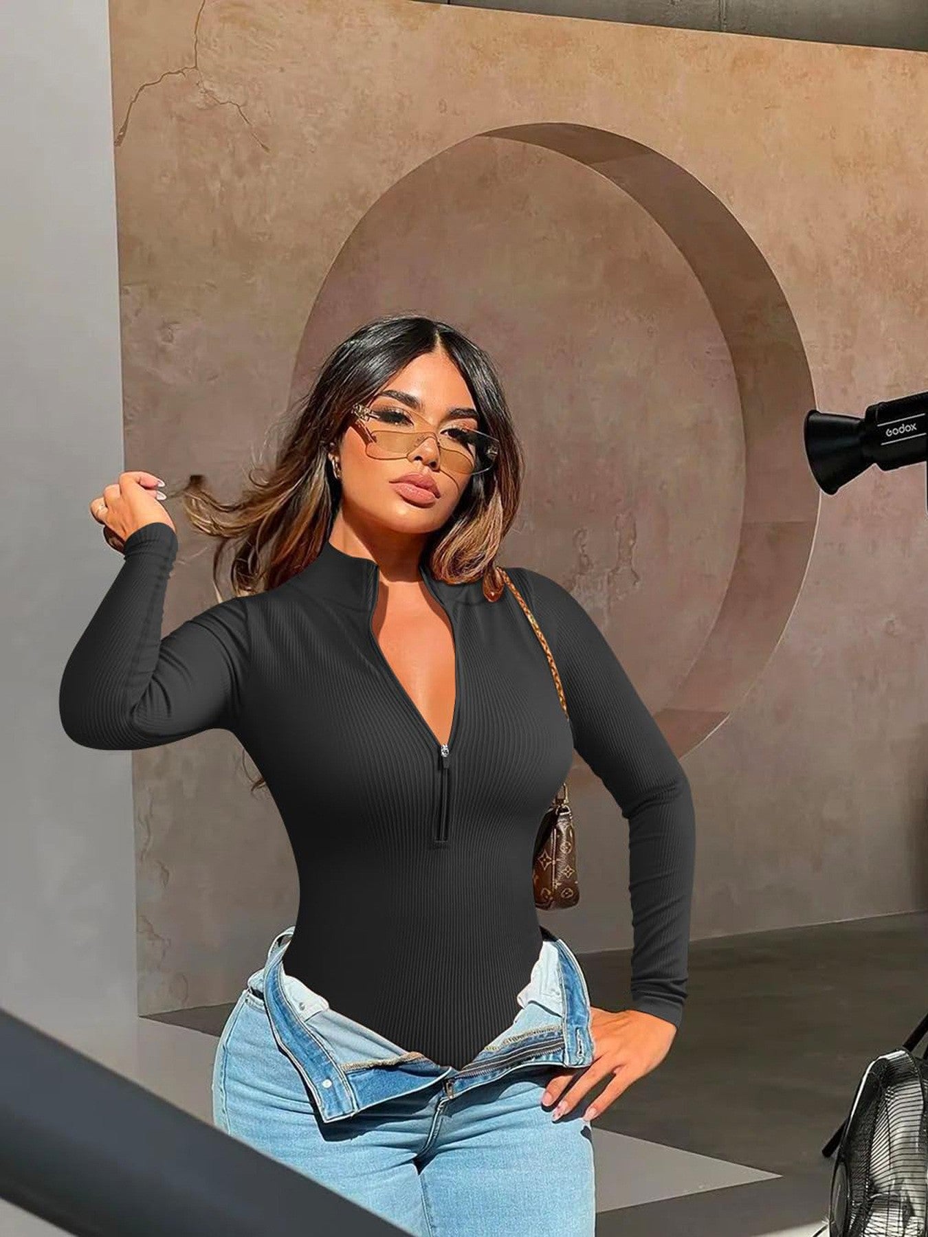 Body à manches longues