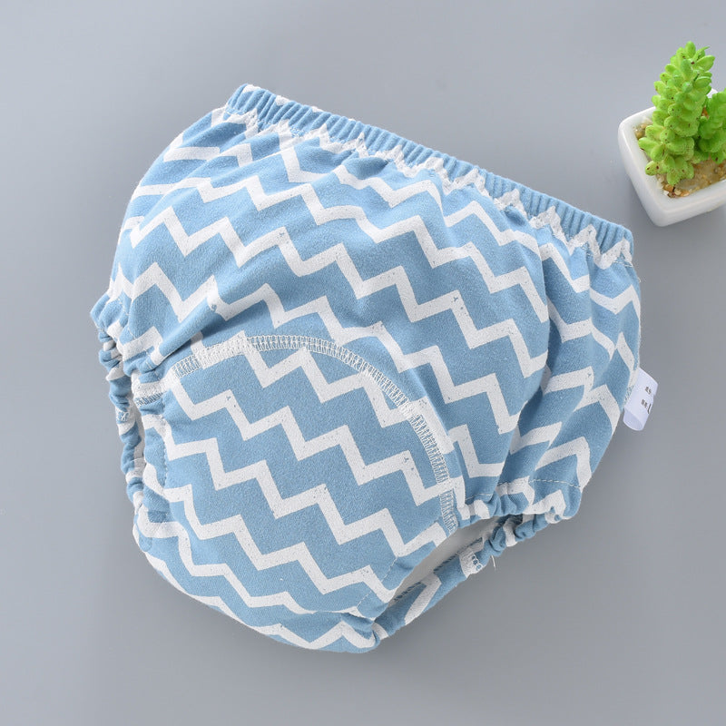 Culotte d'apprentissage lavable pour bébé, en coton respirant