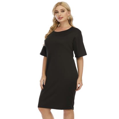 Robe longue à échancrure papillon pour femmes