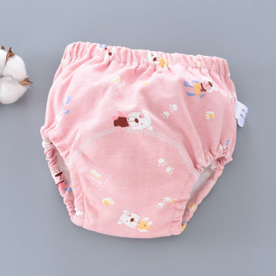 Culotte d'apprentissage lavable pour bébé, en coton respirant