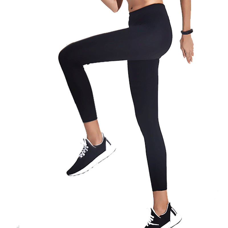 Pantalon de fitness élastique à taille haute pour femme
