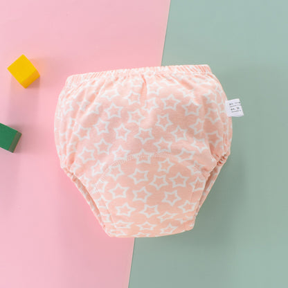 Culotte d'apprentissage lavable pour bébé, en coton respirant