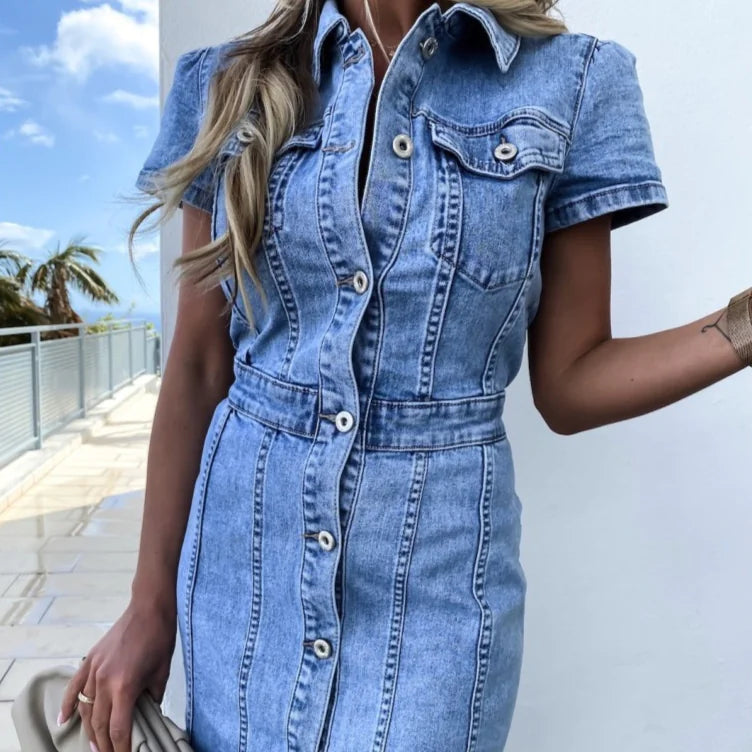 Robe en Denim Stretch