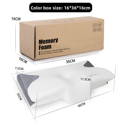 L'oreiller à mémoire de forme papillon rebondit lentement