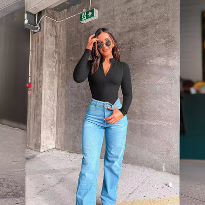 Body à manches longues