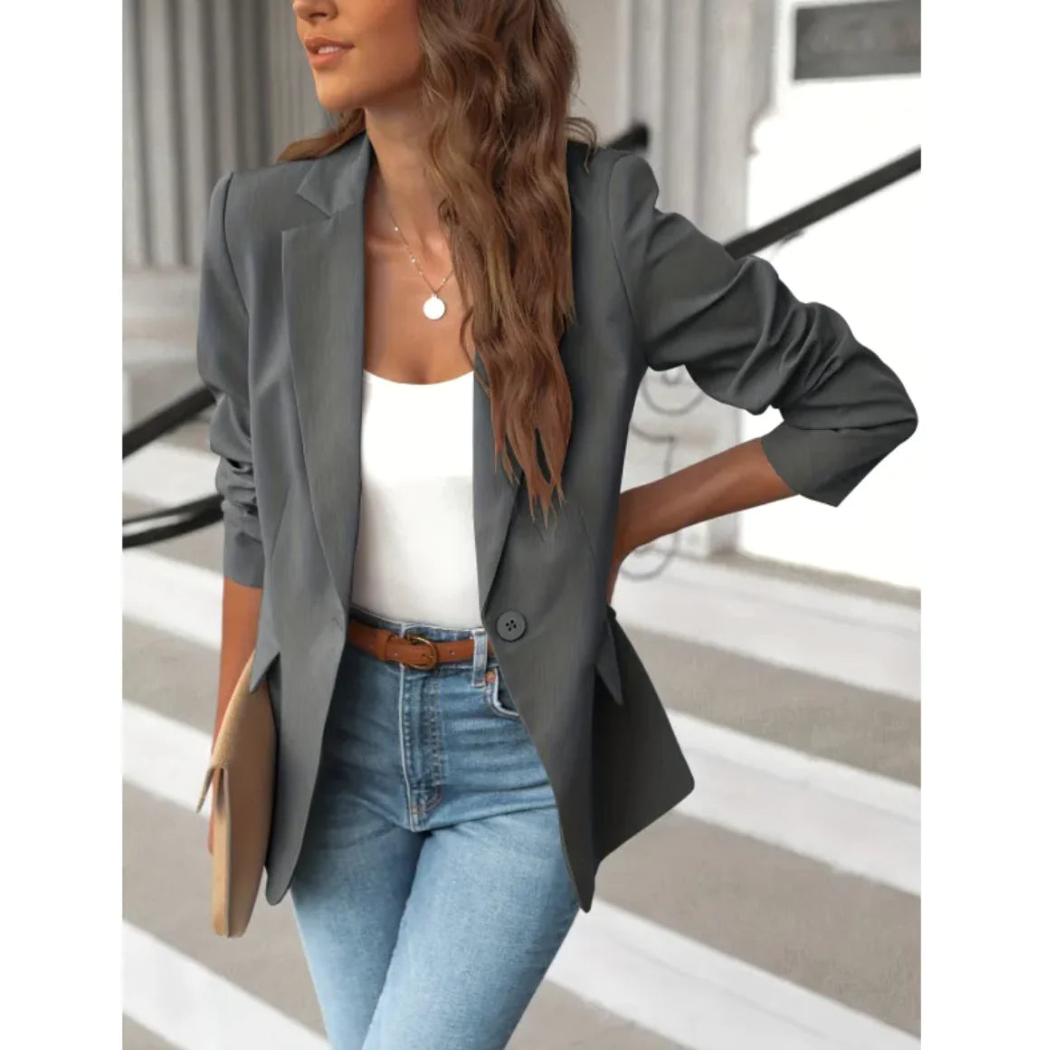 Blazer ajustado para mujer