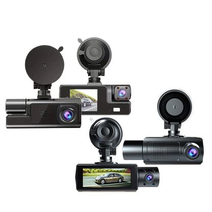 Caméra DVR de voiture HD 1080P à triple enregistrement