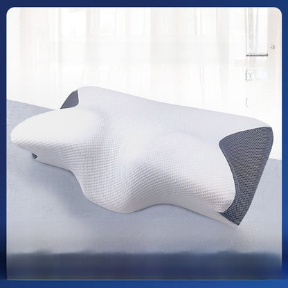 L'oreiller à mémoire de forme papillon rebondit lentement