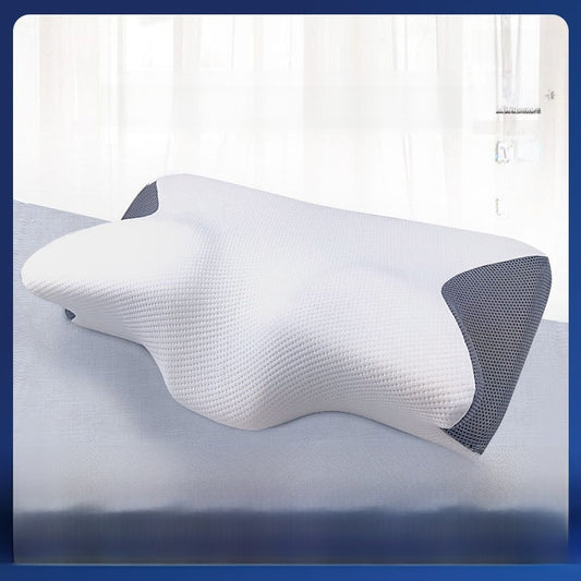 L'oreiller à mémoire de forme papillon rebondit lentement