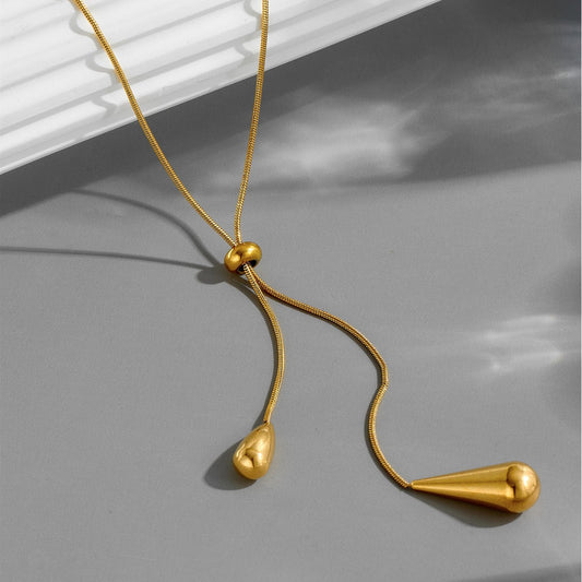 Pendentif goutte d'eau feng shui atmosphérique, tendance et simple