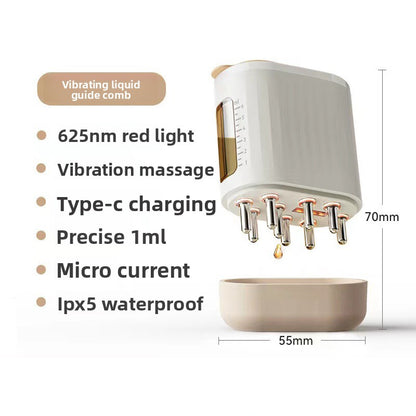 Applicateur électrique de médicaments pour le cuir chevelu