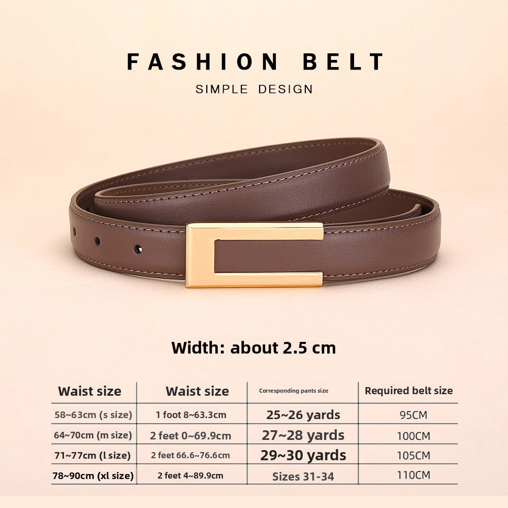 ceinture en cuir pour femmes