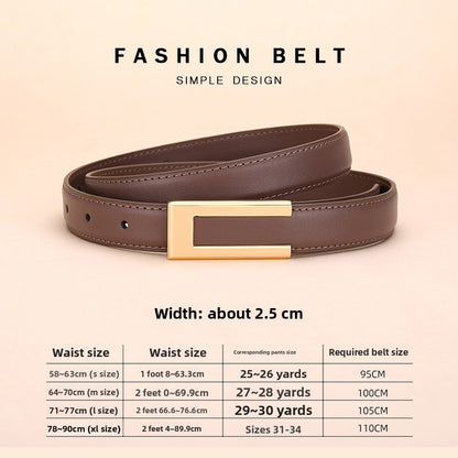ceinture en cuir pour femmes