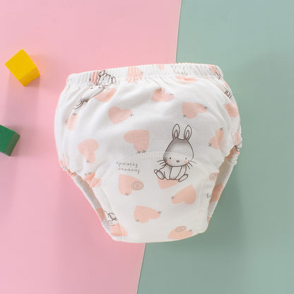 Culotte d'apprentissage lavable pour bébé, en coton respirant