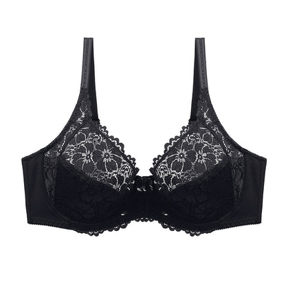 Soutien-gorge pigeonnant en dentelle pour femme