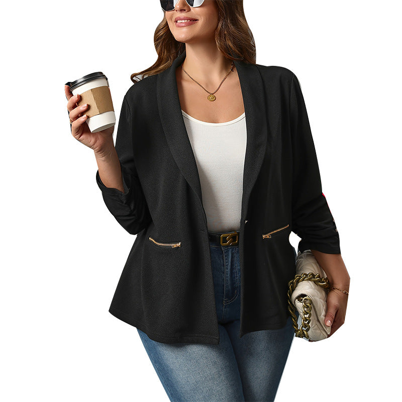 Blazer large et ajusté au design élégant