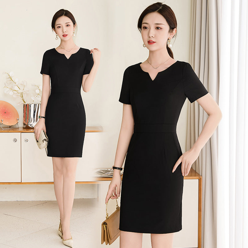 Robe professionnelle à manches courtes