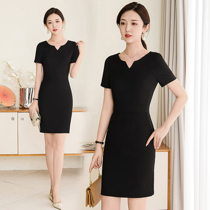Robe professionnelle à manches courtes