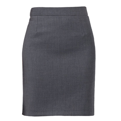 Jupe moulante noire en backslit pour les trajets quotidiens