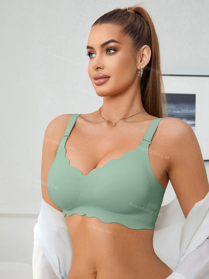 soutien-gorge sans couture avec dentelle