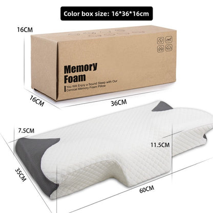 L'oreiller à mémoire de forme papillon rebondit lentement