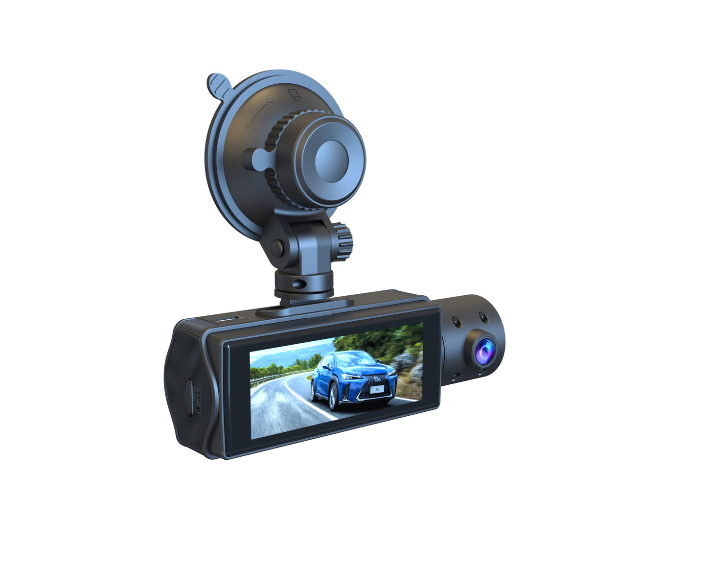 Caméra DVR de voiture HD 1080P à triple enregistrement