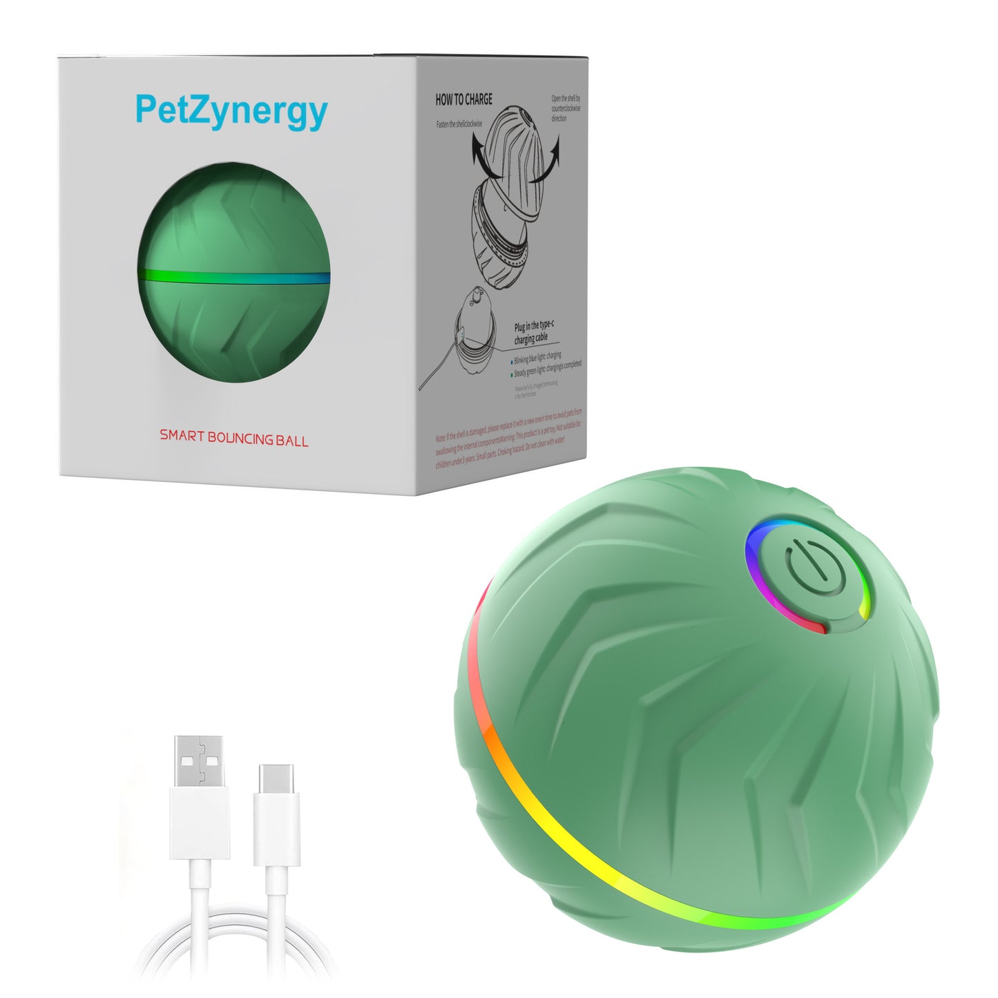 Balle sautante pour chien