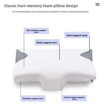 L'oreiller à mémoire de forme papillon rebondit lentement