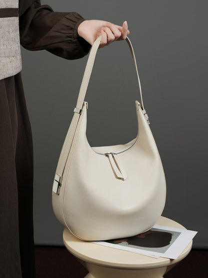 Sac à bandoulière en cuir véritable pour femme