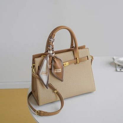 Sac à main platine élégante pour le trajet domicile-travail pour femme