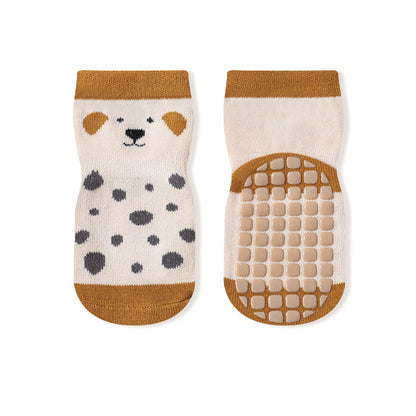 Chaussettes en coton antidérapantes pour bébés