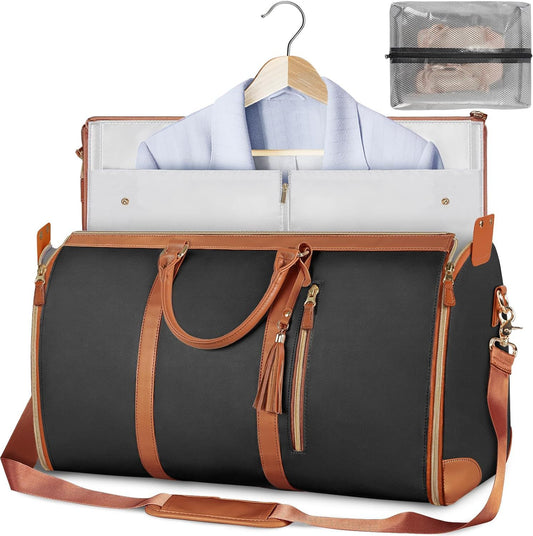 Large PU leather luggage bag