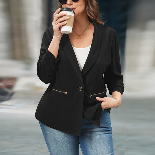 Blazer large et ajusté au design élégant