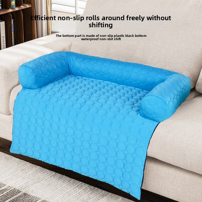 Tapis universel en soie glacée pour animaux de compagnie