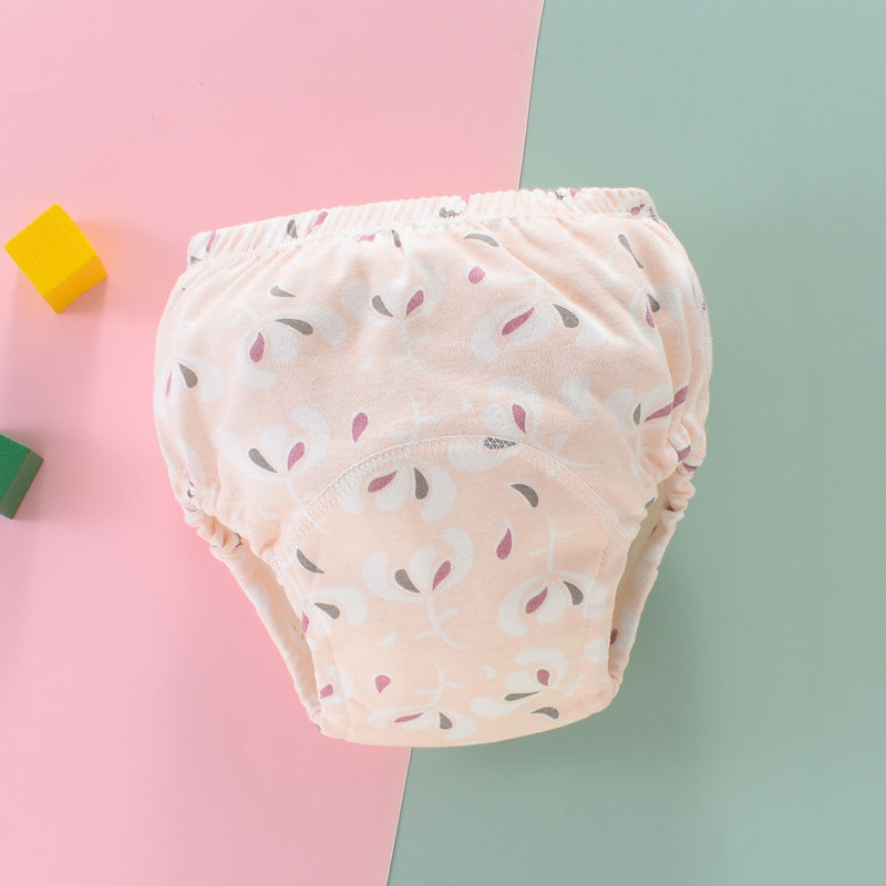 Culotte d'apprentissage lavable pour bébé, en coton respirant