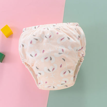Culotte d'apprentissage lavable pour bébé, en coton respirant
