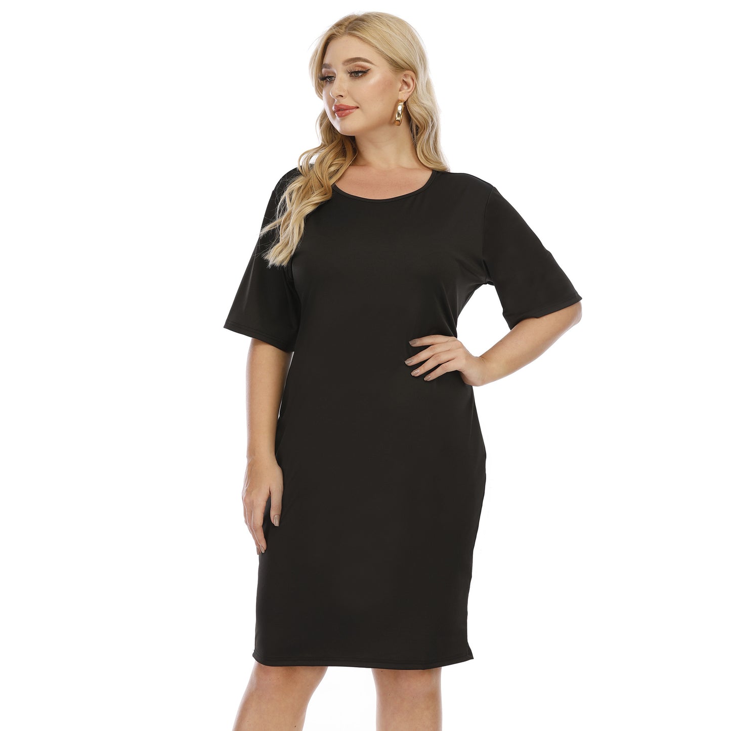 Robe longue à échancrure papillon pour femmes