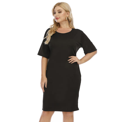 Robe longue à échancrure papillon pour femmes