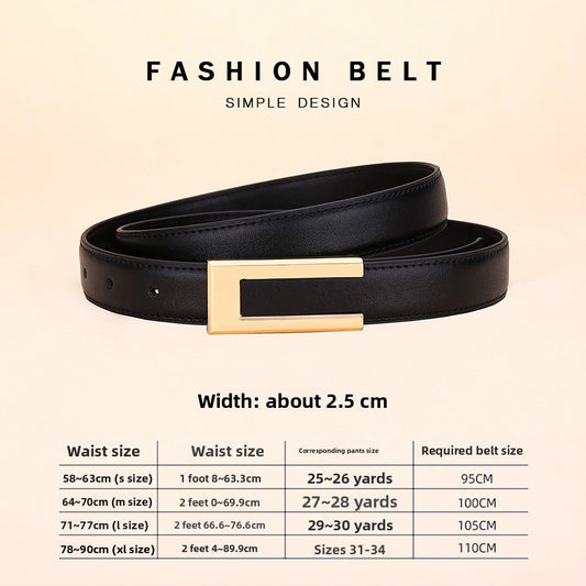 ceinture en cuir pour femmes