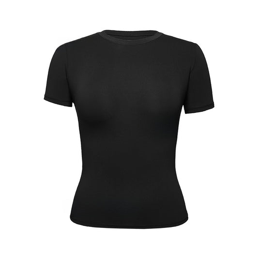 T-shirt à col rond pour femmes