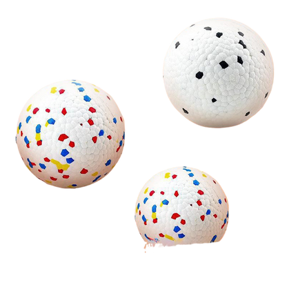 Boules de dentition à motifs ronds